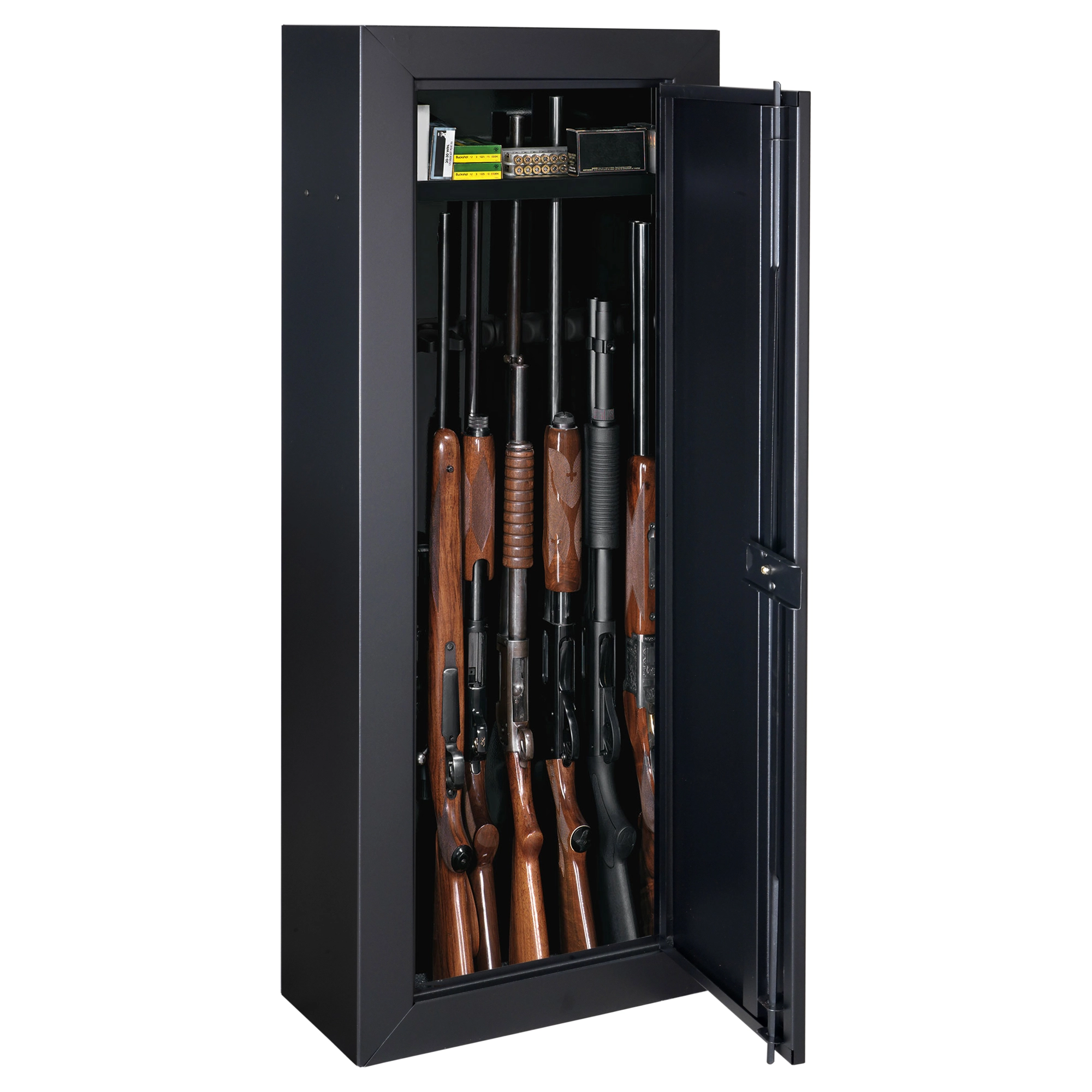 8 Gun Welded-Steel Security Cabinet Black - GCB-908-DS