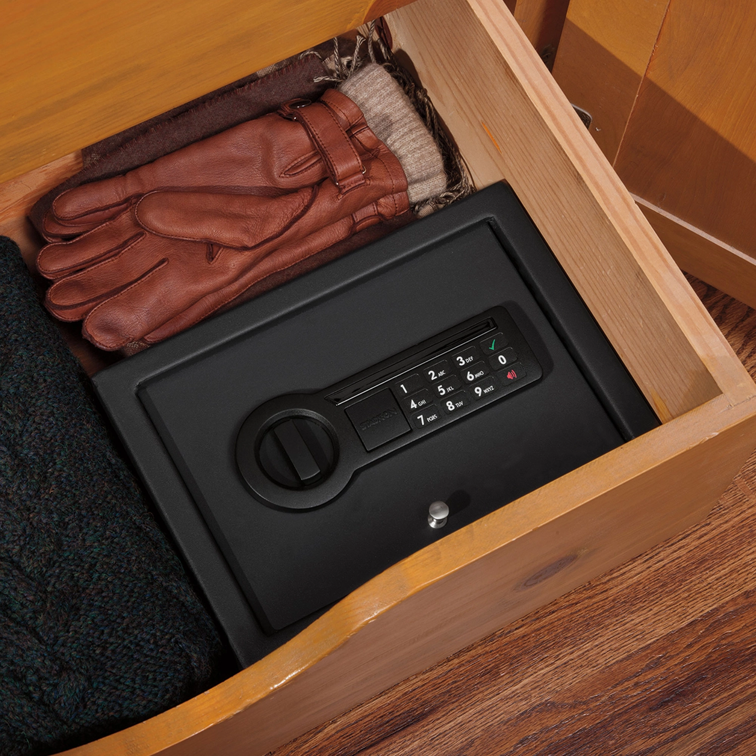 Stack-On Drawer Safe with Electronic Lock