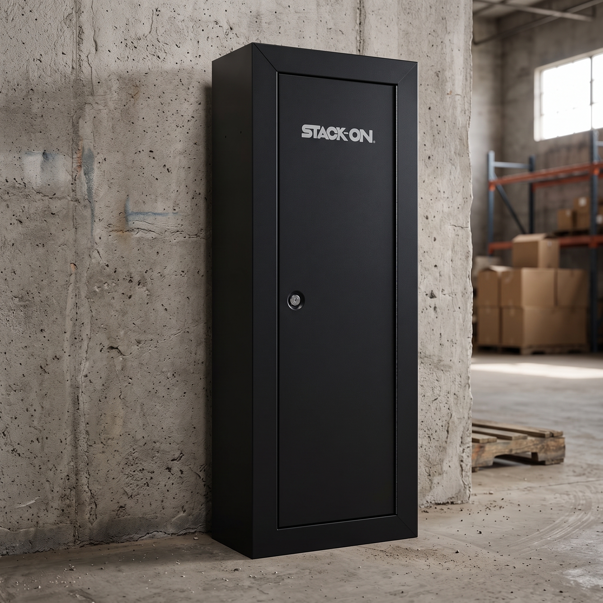8 Gun Welded-Steel Security Cabinet Black – GCB-908-DS