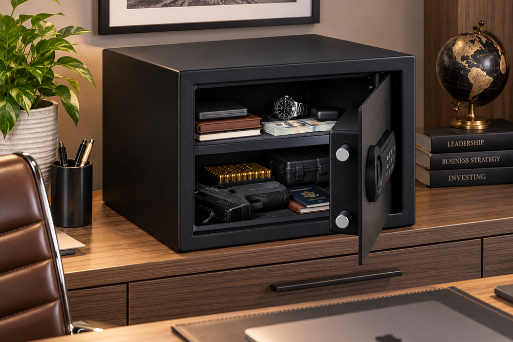 Compact Stack-On Safes for Smaller Living Spaces